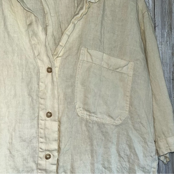 Zara Julia Pure Linen Sand Oversized Set - Picture 3 of 12